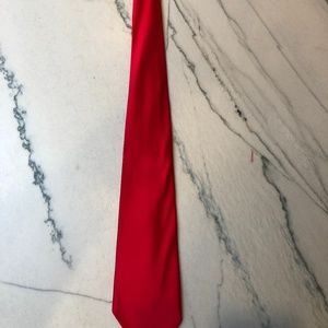 Red silk tie. Mark Pendleton for Nordstrom